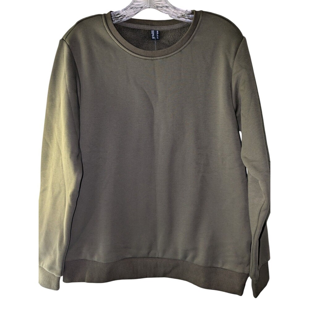 Men's Crewneck Sweatshirts Long Sleeve Casual Warm Fleece Pullover Comfort Tops